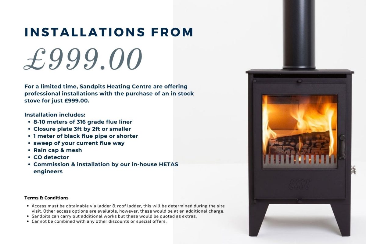 Sandpits Heating Centre Installation Special Offer - £999